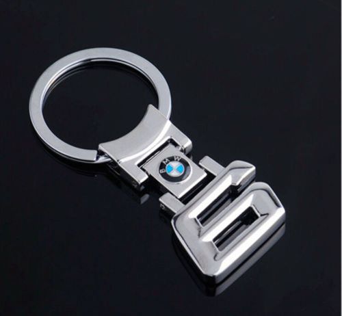 New bmw 6 series style car keychain men bmw logo part collect key ring gif