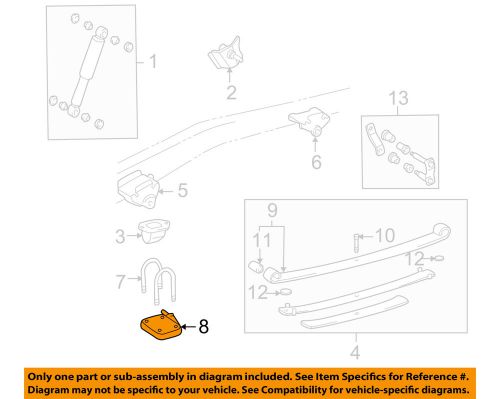 Toyota oem 95-04 tacoma rear suspension-spring assembly seat 4804635220