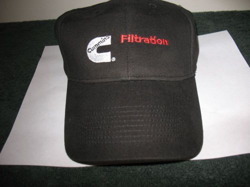 Cummins diesel filtration powered black ball cap - hat
