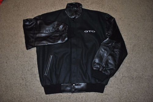 Gto 6.5l lambskin/wool leather jacket pontiac 389 400 ram air iii iv 64 65 66 67