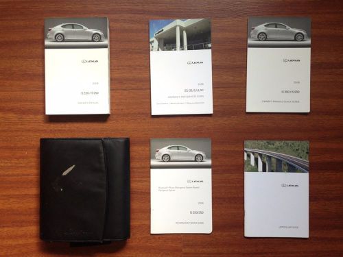 2008 08 lexus is350 is250 owner&#039;s manual operators guide book is 350 is 250 oem