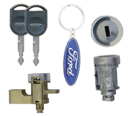 Ford explorer 2008-2012 lock set w/2 chip keys- ignition cylinder &amp; door lock