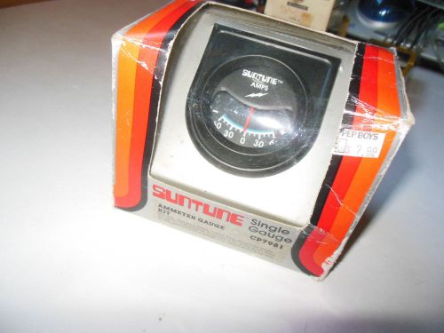 Vintage suntune ammeter amp meter gauge nos 80&#039;s