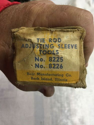 Bear vintage  bear  tie rod  adjusting sleeve tools no. 8225 &amp; 8226