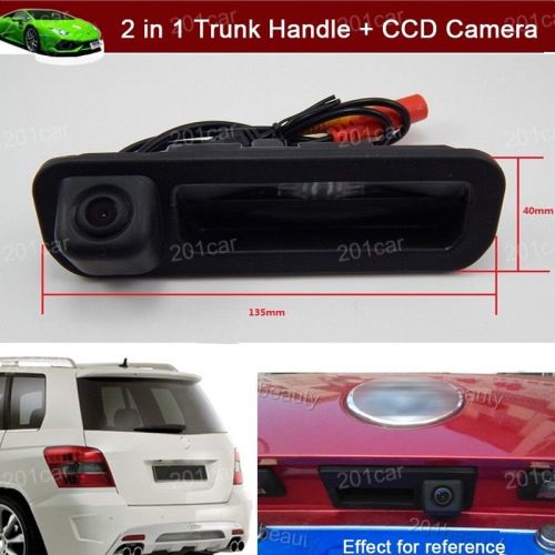 2 in 1 trunk handle + ccd reverse parking camera for ford focus sedan 2011-2016