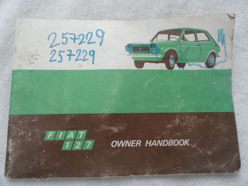 Fiat 127  owners manual
