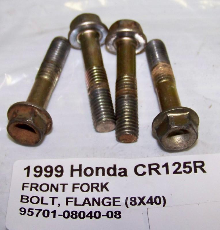 1999 honda cr125r front fork bolt, flange 95701-08040-08