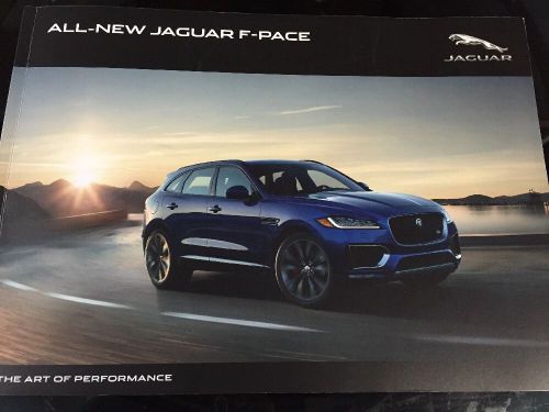 2017 jaguar f-pace suv all new official sales brochure-100 pgs