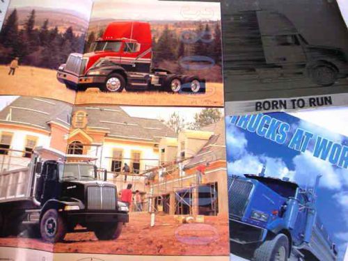 Western star assorted truck color brochures