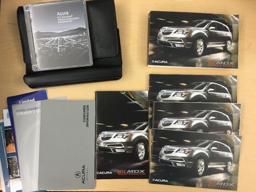 2012 oem acura mdx owner&#039;s manual