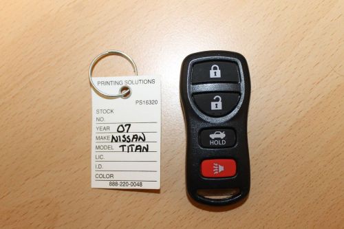 2007 nissan titan key fob