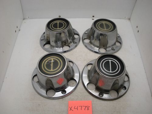 Set 4 oem 92-96 ford f150 bronco e2ta-1a097 center caps hubcaps