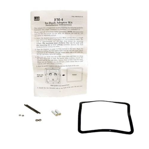 Lund 1866814 lei 988-0144-69 fm-4 boat in-dash gasket hardware kit 047-0070-00