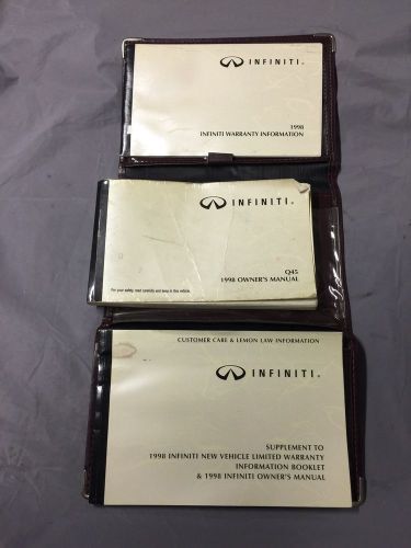 1998 infiniti q45 owners manual