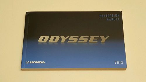 2013 honda odyssey navigation system owners manual book factory original