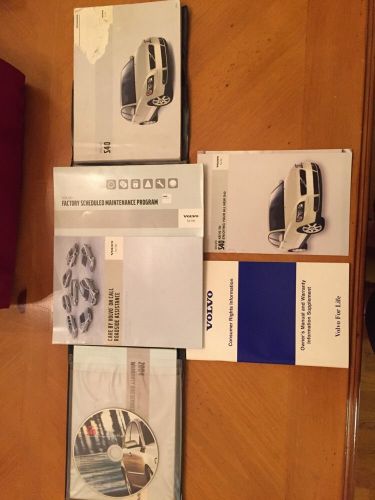 2004 volvo s40 owners manual with case