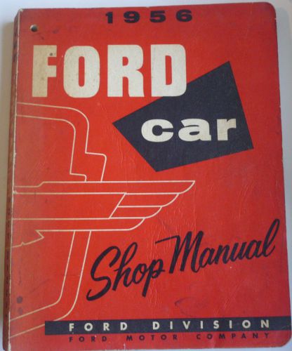 1956 ford auto original factory service manual great condition