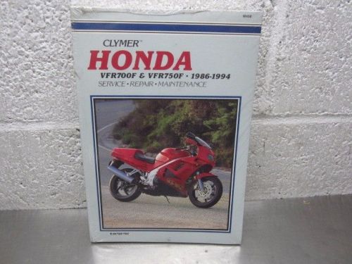 Clymer m458 repair  manual honda vf700f  vfr700 f   vfr750f 1986-1994