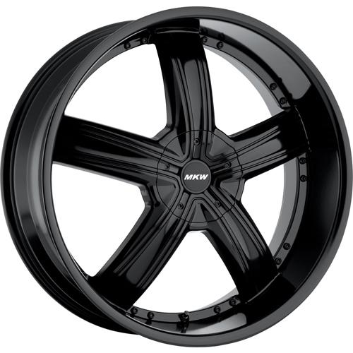 20x8 black mkw m103 wheels 5x110 5x115 +40 dodge magnum awd charger awd