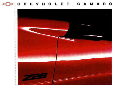 1994 chevy camaro factory brochure -camaro z28-camaro convertible-5.7l lt1 v8