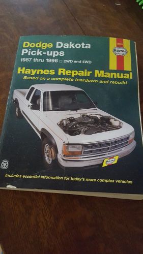 Dodge dakota haynes manual