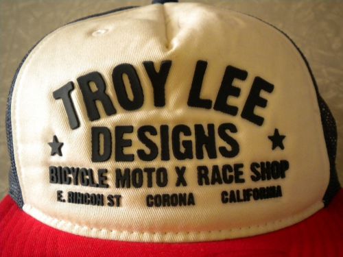 Hat troy lee designs trucker cap signed bicycle moto racing x race shopcorona ca