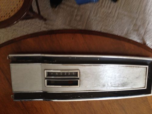 1966  dodge charger  auto console plate