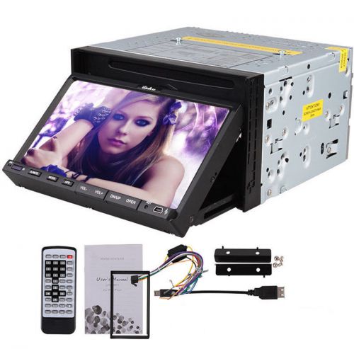Double 2 din 7&#034; hd car dvd cd mp3 player touch screen in dash auto stereo radio