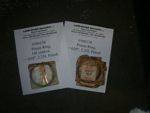 Land rover 2.25l piston ring set +.030&#034;