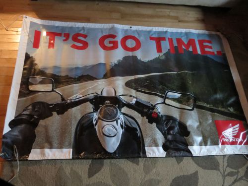 Oem honda its go time dealership banner poster vinyl dealer