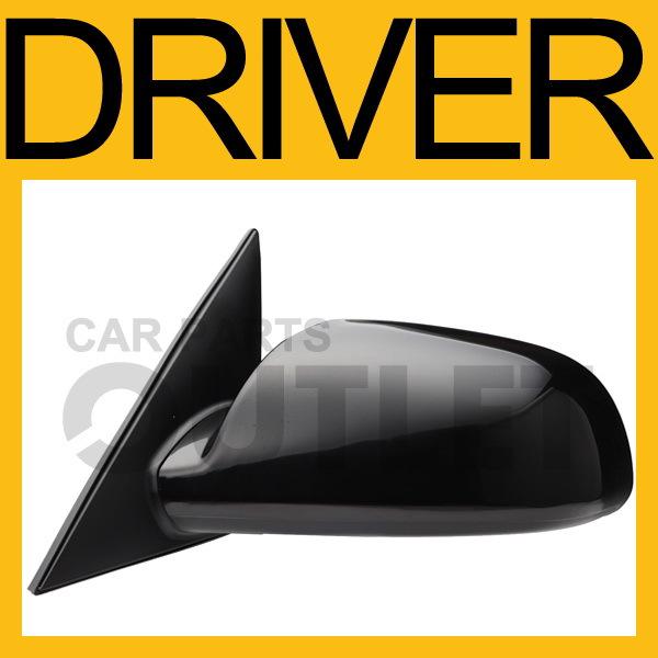 Driver side mirror power remote fits 876103k900 non heated 07-10 hyundai sonata