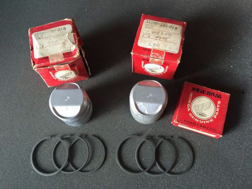 Nos honda cb250 cd250 cl250 piston ring std 13101-286-040 , 13011-286-010 japan