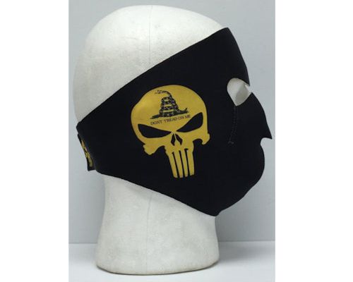 Punisher don’t tread on me neoprene ski full motorcycle face mask reversible new