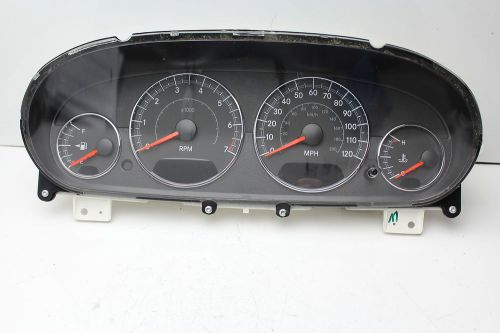 04 05 06 sebring speedometer head instrument cluster gauges panel 110,638 p2090
