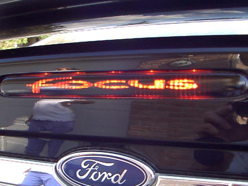 Ford focus sedan 3rd brake light decal overlay 00 01 02 03 04 05 06 07