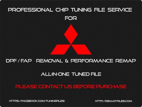 Remap files for mitsubishi