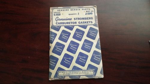 Nos stromberg carb gasket kit fits lincoln v-12 model k 1936-40