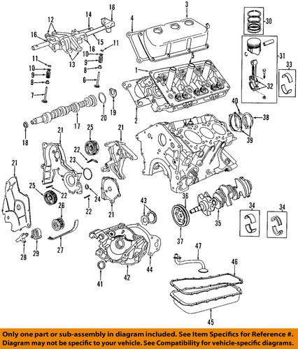 Mopar oem 4659430ab water pump-water pump assembly seal