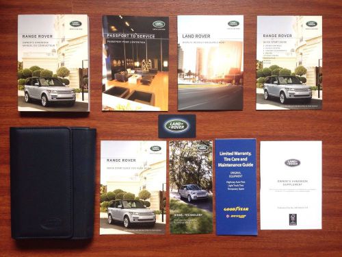 2015 15 range land rover sport owner&#039;s handbook manual user guide books set oem