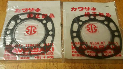 Vintage kawasaki snowmobile cylinder head gaskets quantity 2.  p.n.  11004-3003