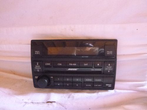 04-05 nissan altima bose oem radio 6 cd 28185-zb20b bb62942