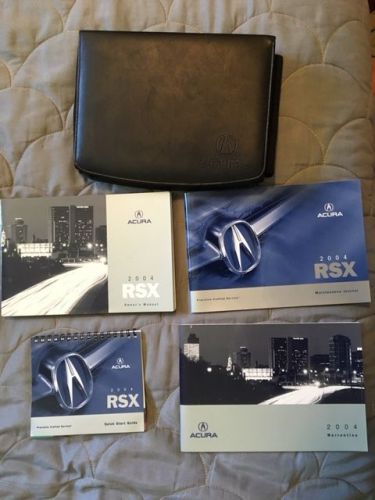 Acura rsx owner&#039;s manual 2004