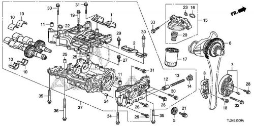 Genuine honda o-ring part # 91301-r40-a01