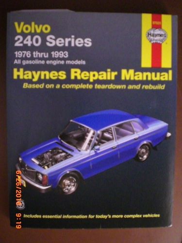 Haynes volvo 240 series repair manual 37020