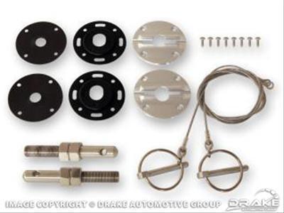 Scott drake hood pin kit s1ms-16892-k