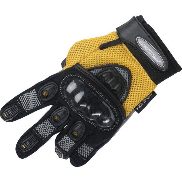 Yellow m agv sport mayhem textile glove