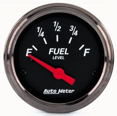 Autometer 1418 designer black fuel level gauge