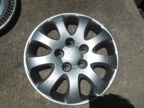 1 15&#034; factory kia sedona hubcap hub cap wheel cover 2004 2005 1k53a 37 170