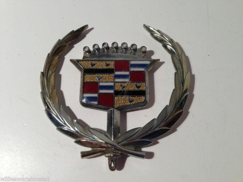 97-99 cadillac deville? chrome hood ornament emblem badge