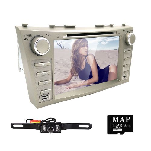 8&#034; toyota camry/aurion 2007-2011 gps navigation car stereo dvd cd player+camera